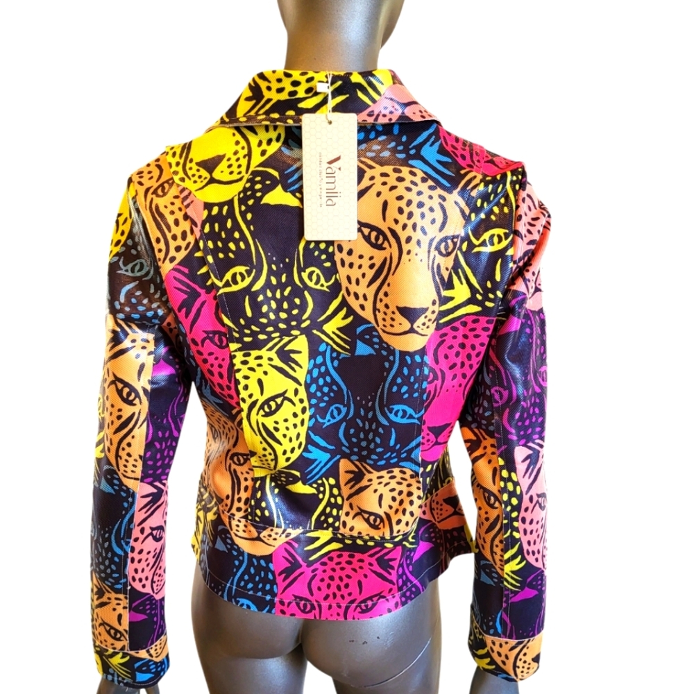 NWT VAMIIA Colorful Jacket- Size Large - Picture 3 of 7